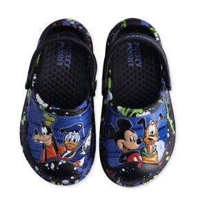 Disney Mickey & Friends Molded Clogs  Toddler Size 11/12  Black NWT